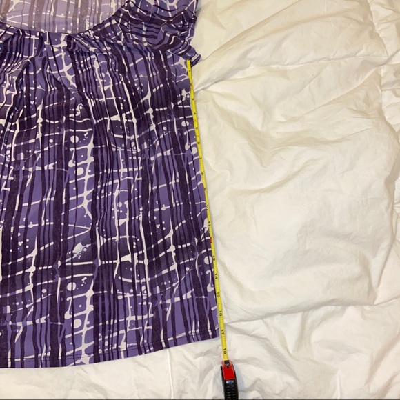 Daisy Fuentes purple blouse. Purple blouse - Picture 4 of 5